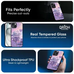 QRIOH Quirky Printed iPhone 16 Pro Back Case Mobile Accessories image 3