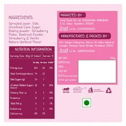 Gladful Strawberry and Blueberry Pancake Mix No Maida, No Refined Sugar, Made with Jowar and Oats, Gluten-Free Pack of 2 - 150 g Each image 5