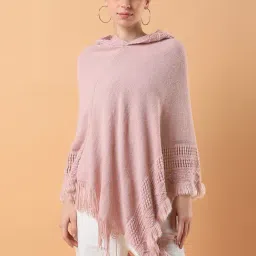 SHOWOFF Peach Regular Fit Poncho-image-90
