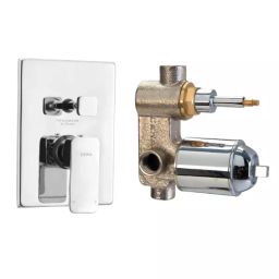 CERA Ruby Single Lever High Flow Concealed Diverter, F1005721 + F4030101 (Set of 2 Pcs)-picture-17