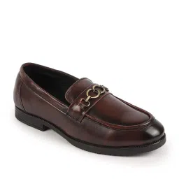 Fausto Men's Brown Casual Loafers image 2