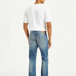 Levi's Blue Blended Regular Fit Solid Jeans image 2