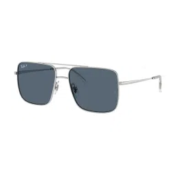 Ray-Ban Nowness Blue Square Polarized Unisex Sunglasses image 2