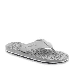 U.S. Polo Assn. Men's Grey RODRI Flip Flops image 2