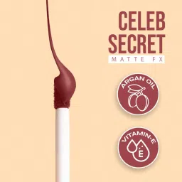 C2P PROFESSIONAL MAKEUP Celeb Secret Matte FX Liquid Lipstick Tamannah 22 - 2 ml image 2