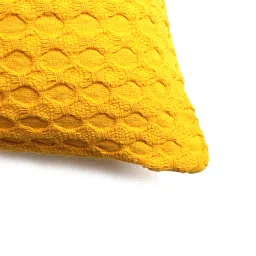 Jamio Firati Yellow Cotton Square Cushion Cover - Set of 2 image 2
