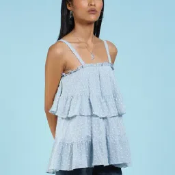 Label Ritu Kumar Light Blue Top-picture-16