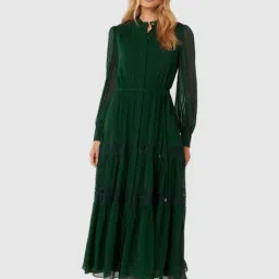 Forever New Green Regular Fit Solid Dress-picture-21
