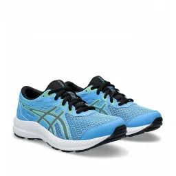 Asics Kids CONTEND 8 GS Waterscape & Black Running Shoes image 2