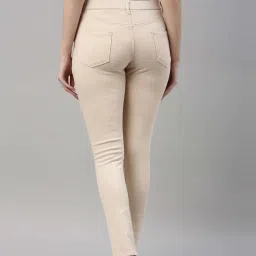 Go Colors! Beige Mid Rise Jeggings image 2