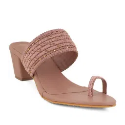 Scentra Women's Peach Toe Ring Sandals-image-98