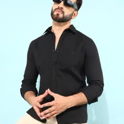 Crimsoune Club Black Slim Fit Shirt-image-57