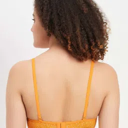 Clovia Yellow Regular Fit Printed Bra image 2