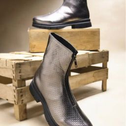 Clog London Women's Grey Casual Boots-picture-43