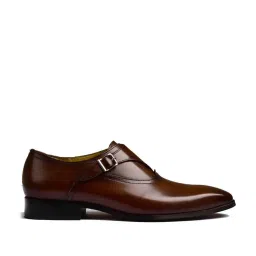 Luxoro Formello Men's Efron Brown Monk Shoes image 2