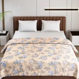 Monte Carlo Mellow Peach Polyester Printed 190 GSM Double Blanket image 2