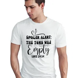 Seekbuylove Men Bio Finish Easter Round Neck Pure Cotton T-shirt-picture-44