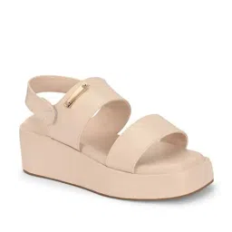 Styli Women's Off-White Back Strap Sandals image 2