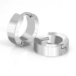 shobhram Unisex Silver Earrings-image-8