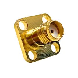 SETMI INDIA SMA Connector Female Panel Mount 50 Ω Flange Mount with Solder Pin-picture-37
