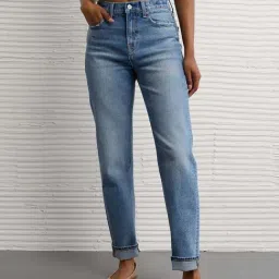 American Eagle Blue Regular Fit Jeans-picture-39