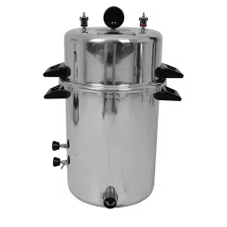 Florix Nation Pressure Cooker Type Heavy Duty Autoclave Aluminium 39 L with Dressing Drum, JHO9088 image 3