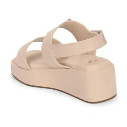 Styli Women's Off-White Back Strap Sandals image 5