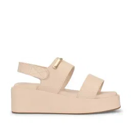 Styli Women's Off-White Back Strap Sandals image 3