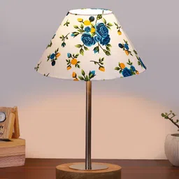 Devansh Multicoloured Wood Abstract Shaped Table Lamp image 4