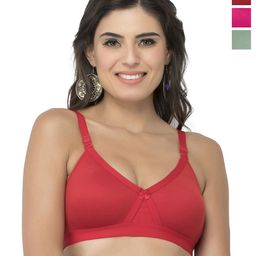 College Girl Women Pack Of 3 Full Coverage Padded Bra-picture-29