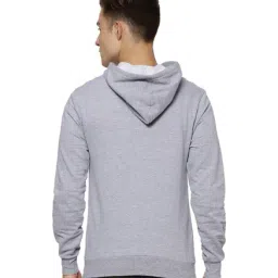 Campus Sutra Grey Full Sleeves Hoodie image 2