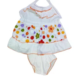 Amacart Girls Pack Of 3 Printed Cotton A-Line Dresses image 2