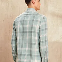 U.S. Polo Assn. Denim Co. Men Legend Of Horseshoe Slim Fit Checked Pure Cotton Shirt image 5