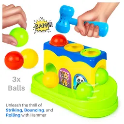 Ratnas Hammer Strike Toy - Multi Color-image-16