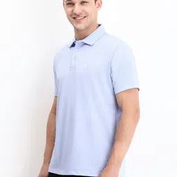 Allen Solly Sport Men Solid Polo Collar T-shirt image 3