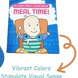 pegasus Baby's First Day Routine Soft Cloth Books - Set of 4 | Baby Cloth Books for Infants & Toddlers| Early Learning Toys & Gifts for Newborns - English image 3