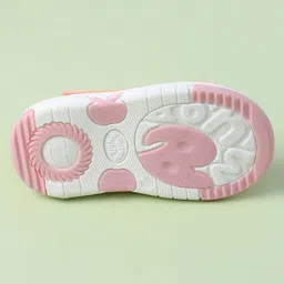 Cute Walk by Babyhug Velcro Closure Sandal With Mesh - Pink image 5