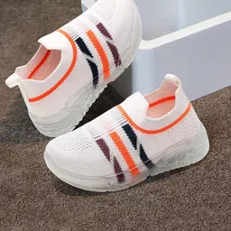 YK Unisex Kids Striped Slip-On Sneakers-picture-44