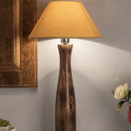 Homesake Black Wooden Table Lamp (Bulb Included) - Set of 1-image-34