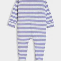 MiArcus Unisex Kids Striped Sleepsuit image 3