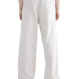 Rare Rabbit White Comfort Fit Solid Jeans image 2