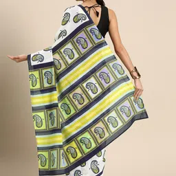 BUTA BUTI Floral Pure Cotton Saree image 2