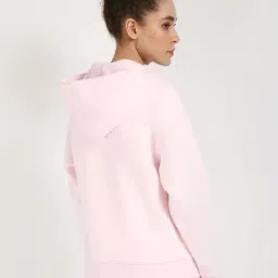 Tommy Hilfiger Light Pink Relaxed Fit Hoodie image 2