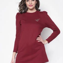 Sera Maroon Cotton Sweatshirt-picture-30