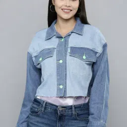 Levi's Blue Full Sleeves Denim Jacket-picture-14