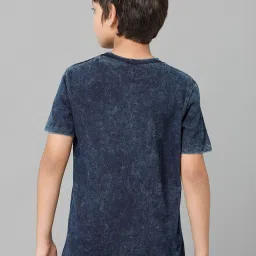 Under Fourteen Only Kids Navy Printed T-Shirt image 2