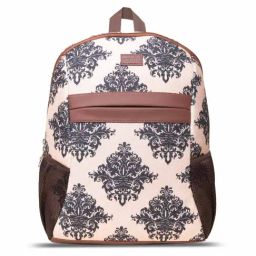 ZOUK 18 Ltrs Beige Printed Backpack-picture-9