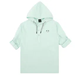 Cavio Kids Green Cotton Shirt-image-64