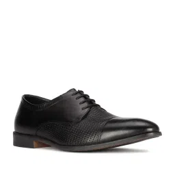 Hush Puppies by Bata Men's PIERCE Black Derby Shoes image 2