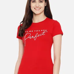 Dreambe Women Typography Printed T-shirt-picture-32